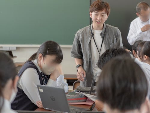 総合的な探究の時間の様子