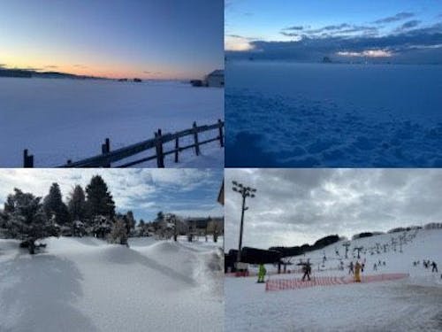 スキー場もあります