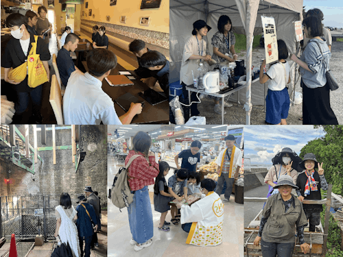 前回の様子!町をまわり色んな町の人と関わりました