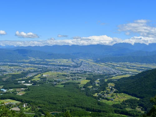 二つのアルプスがつくる扇状地と段丘の風景が美しい伊那谷