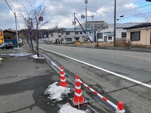 冬の道路状況(1月)※その年により異なります。