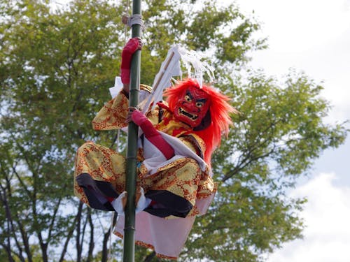 波野地区では神楽が継承されています