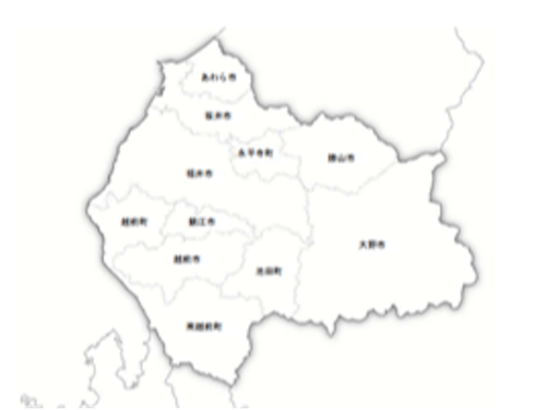 ふくい嶺北連携中枢都市圏の市町