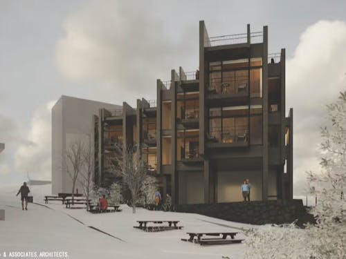 新たに開業予定ホテル「Ceders(シーダーズ)」の完成予定イメージ