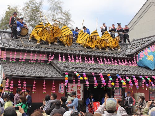 毎年4月29日に行われる『火伏せの虎舞』