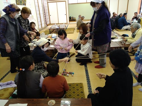 集落で開催した日曜カフェの様子