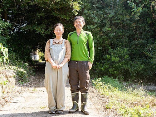 鎌倉市から移住した石田さんご夫婦。 妻の洋子さんは萩市地域おこし協力隊OG。