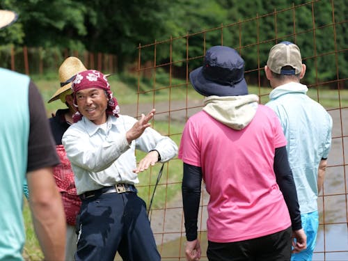 スクールを卒業して就農した先輩農家（中井勇一さん）