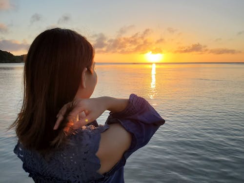仕事帰りにサンセットを見てリフレッシュ