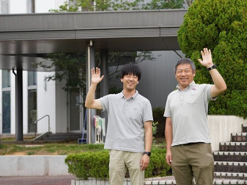 担当職員の白武 /小川(佐賀県白石町役場 総合戦略課 )