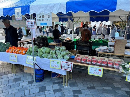 昨年のみとよマルシェの様子