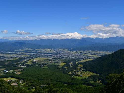 二つのアルプスがつくる扇状地と段丘の風景が美しい伊那谷