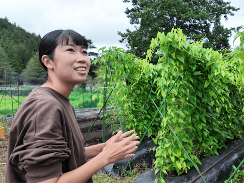 設楽町先輩移住者 山田幸子さん