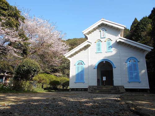 世界遺産にも登録されている江上天主堂