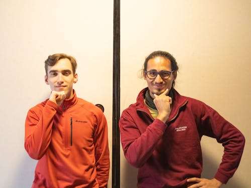 左がキリルさん、右がエドワードさん。お二人ともとってもおちゃめ!