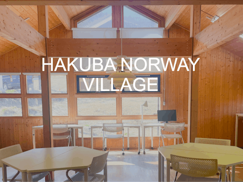 コワーキング・ふるさと納税業務の職場（白馬ノルウェービレッジ）