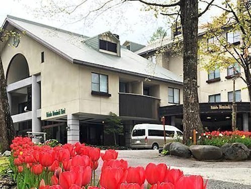 白馬村の和田野地区の森の中に佇む白馬樅の木ホテル