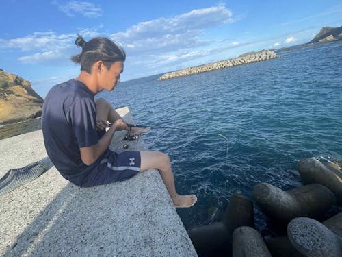 休日は釣りをしたり