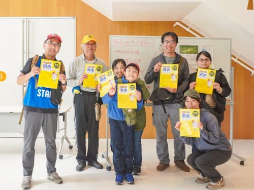 防災士が防災ウォーキングイベントを実施するなど、得意や関心を活かせる環境です