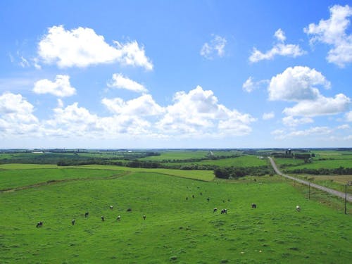 北海道スケールの大パノラマ。澄んだ空気が体中を満たす爽快感を味わえます。