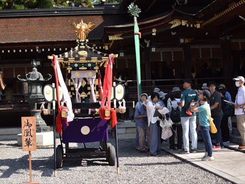 多賀大社のお祭りを解説付きで見学しました