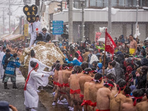 会津坂下町(大俵引き)