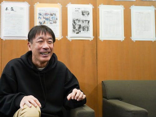 職場となる西ノ島小中学校の校長先生。「生徒主体の学び」に熱い想いをお持ちです