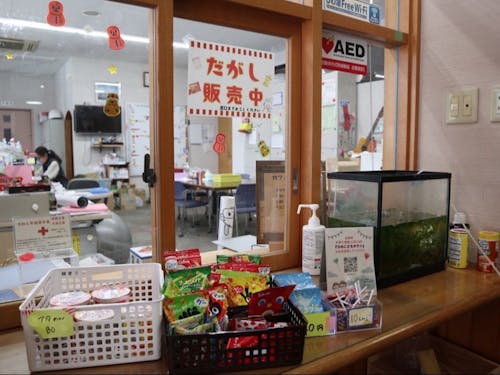 駄菓子販売所の様子