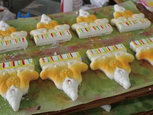 飴屋本舗さんで作られている天神講のお菓子！（作成途中部分）