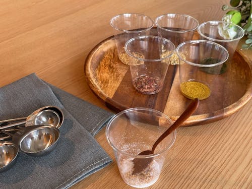 会場参加者限定で、塩のブレンド体験実施！