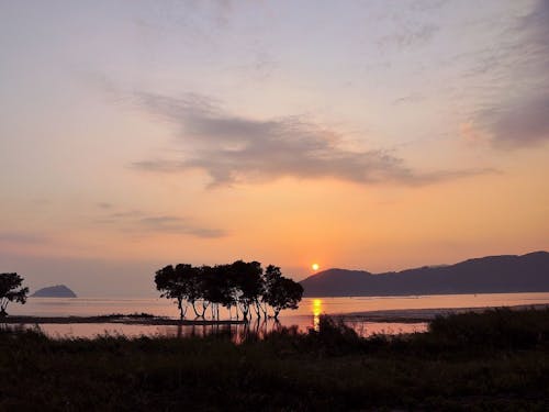 日本の夕陽100選に選ばれた夕陽