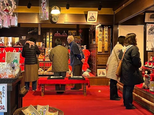 休日の観光協会の様子