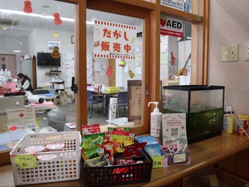 駄菓子販売所の様子