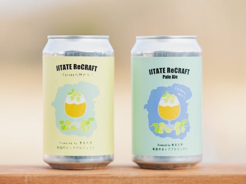 飯舘村産ホップを使った地ビール「ＩＩＴＡＴＥ　ＲｅＣＲＡＦＴ」