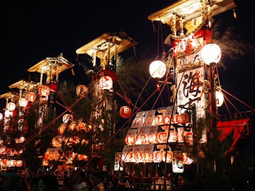 蛸島の秋祭りの様子