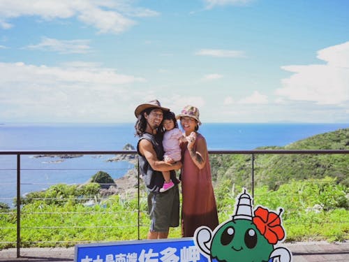 水野家は3人家族!就農を目指し、初めての南大隅町の来訪で、移住相談を受けました。