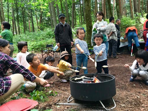 市民の森で毎月第一水曜日に実施「たき火の日」のんびり癒される時間🌲