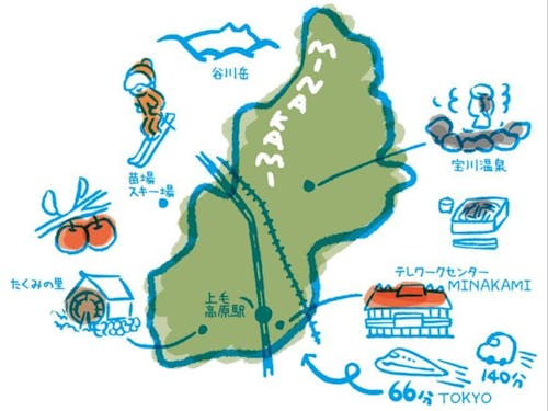 都内からのアクセスが良く自然豊かな観光の町、みなかみ町