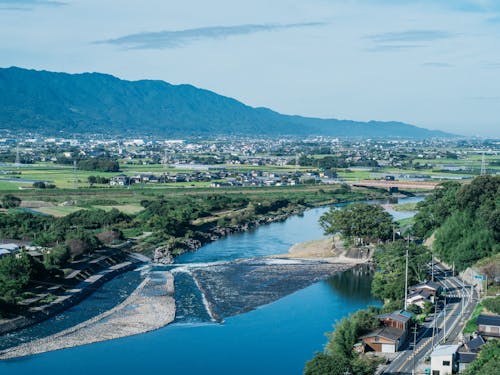 水の恵みあふれる朝倉市（写真は筑後川中流域にある山田堰）