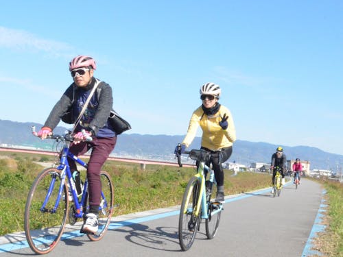 サイクリングイベントの模様