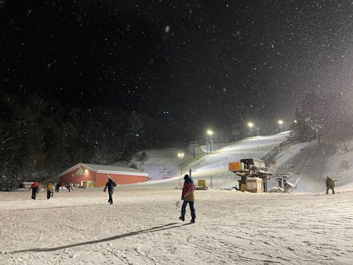 夜のスキー場も気持ち良い✨ナイター最終日です！