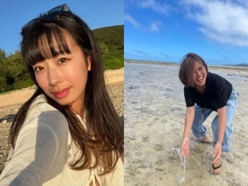 登壇者紹介 左:森本 ももさん、右:三ツ岩 桜さん