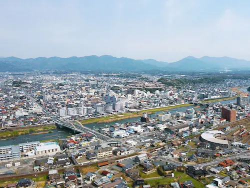 津山のまち並み