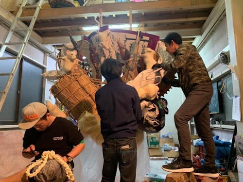 1月から2か月かけてダシを作ります