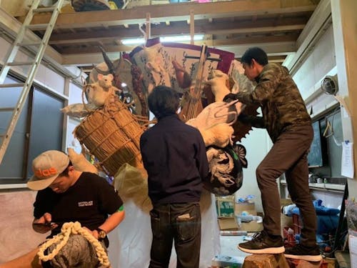 1月から2か月かけてダシを作ります