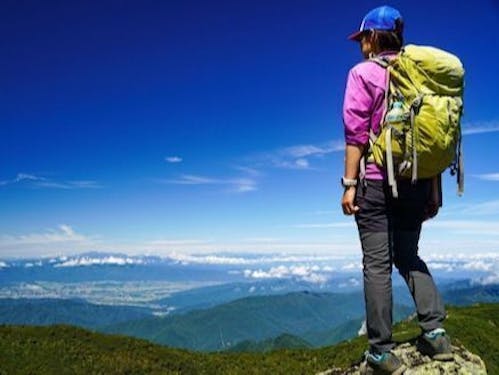 仕事がお休みの日は山へ！登山口がすぐそこです🏔