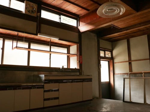 台所の様子。今のところは共同キッチンになる予定です。
