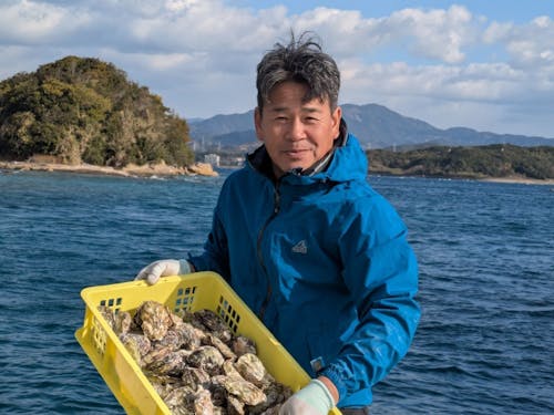 受入団体（新庄漁協）の橘組合長