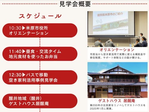 当日スケジュール