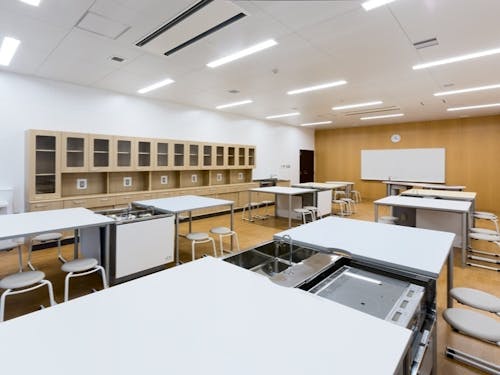 施設内にあるキッチンスタジオ